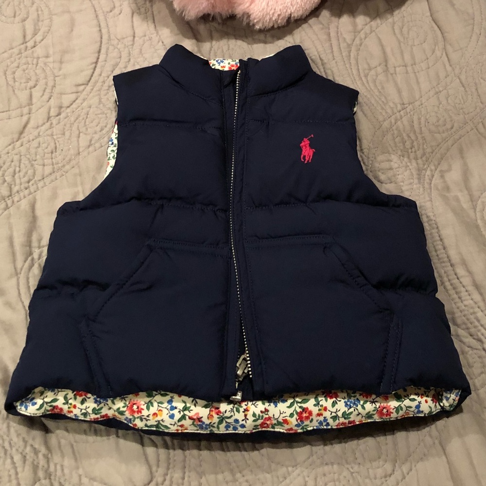 Ralph Lauren’s baby girl vest